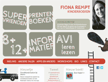 Tablet Screenshot of fionarempt.nl